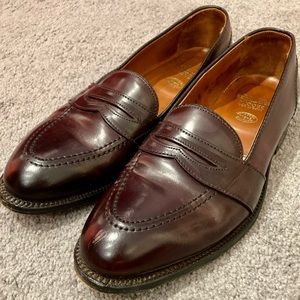 Brooks Brothers brown leather loafers